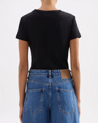 Organic Baby Tee - Black - Nude Lucy