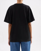 Organic Boyfriend Tee - Black - Nude Lucy