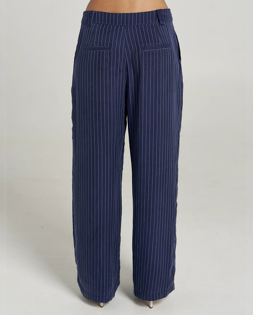 Boss Pant - Navy Pinstripe by Summi Summi - view 4