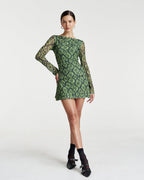 Hibernate A-Line Mini Dress - Viper - Summi Summi