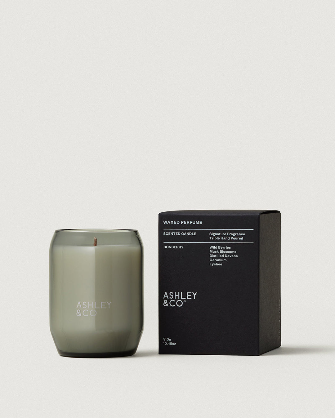 Waxed Perfume Candle - Bonberry - Ashley and Co