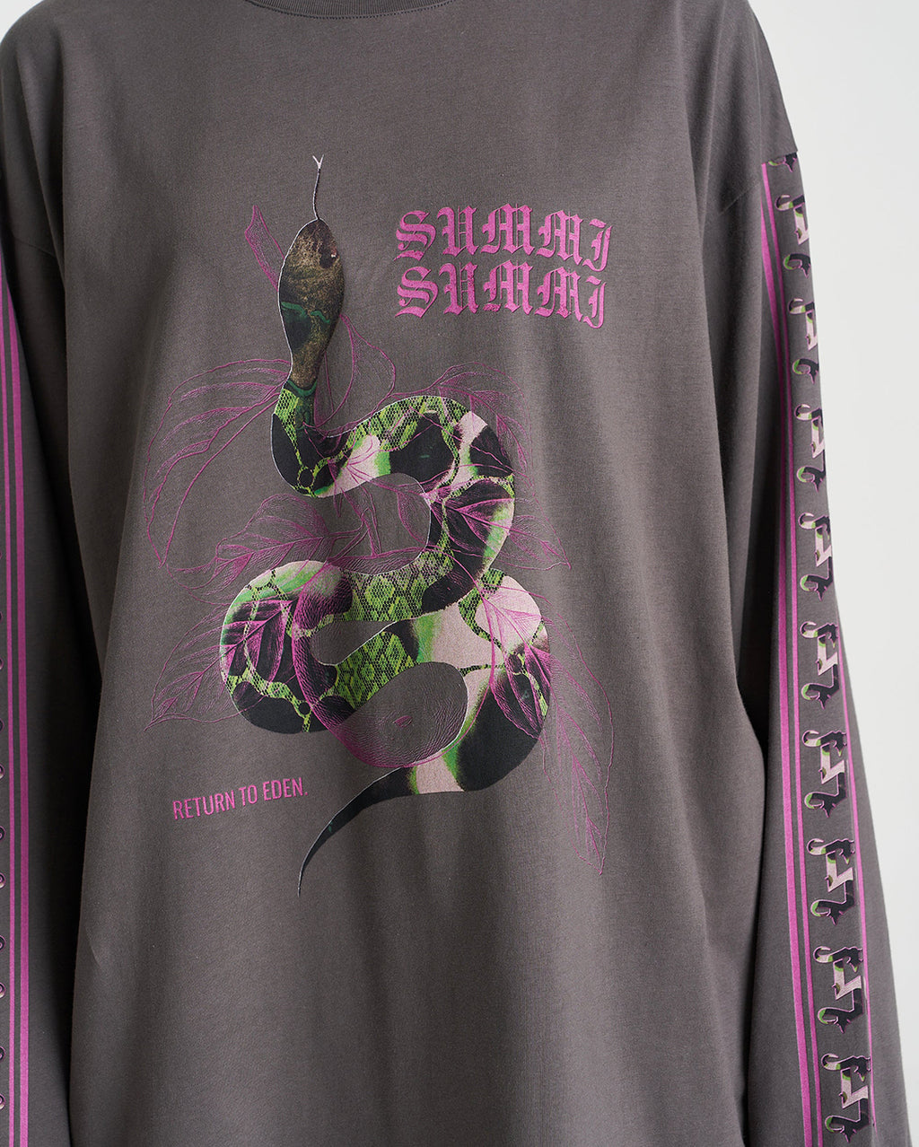 Eden Long Sleeve Tee - Shadow - Summi Summi