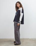 Common Sweatshirt - Navy/Sky - Commonplace Essentials