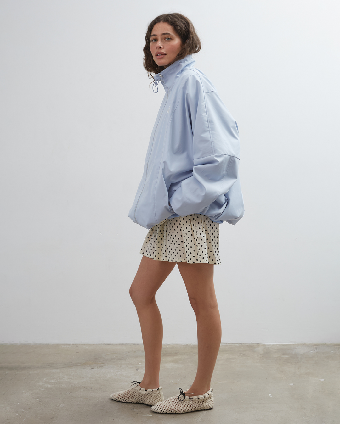Bentley Windbreaker - Baby Blue - Commonplace Essentials