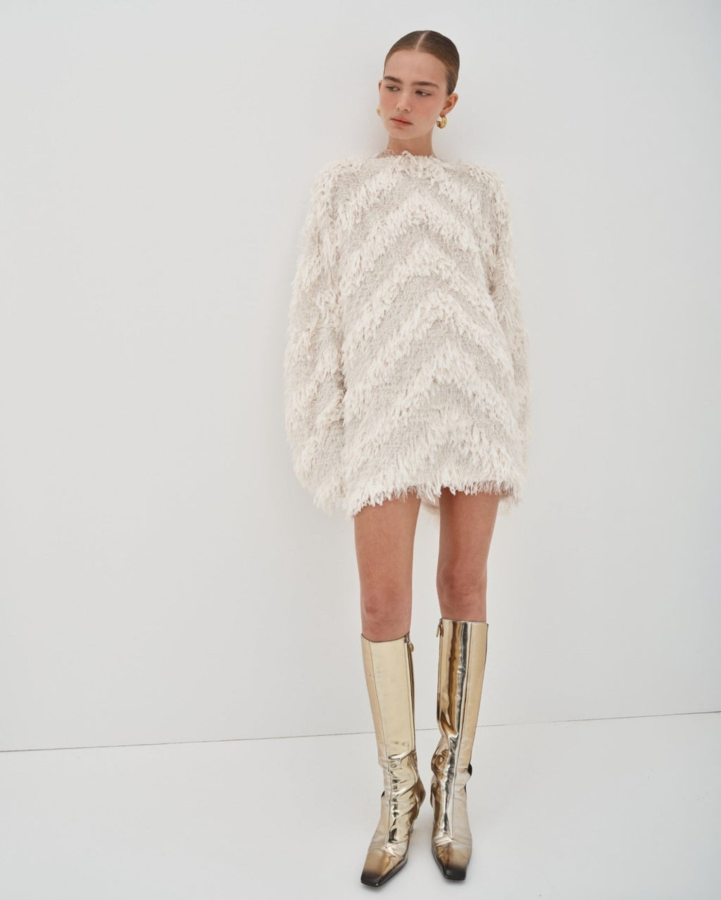 Blanca Raffy Dress - Ivory - Blanca