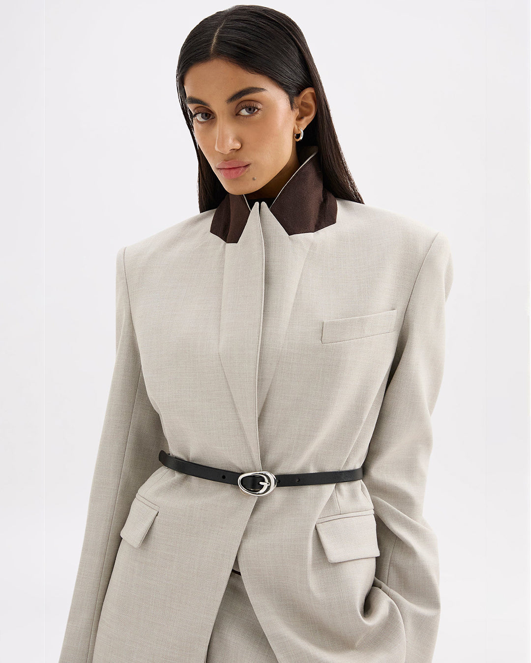 Aren Blazer - Sandstone - Nude Lucy