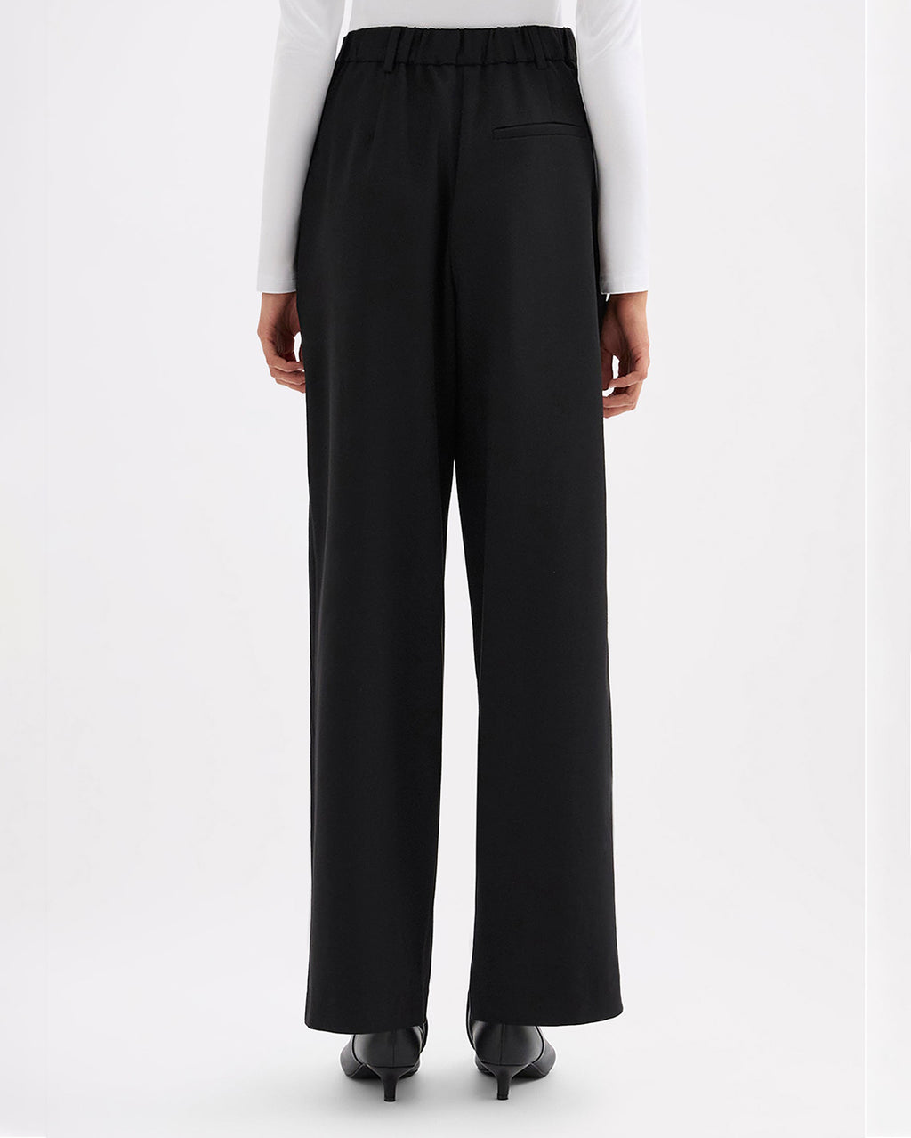 Elena Pant - Black - Nude Lucy