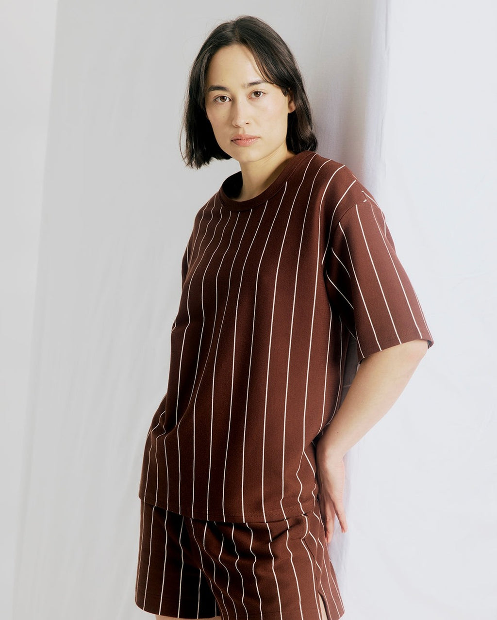 Sleep T-Shirt - Mahogany - Hommey