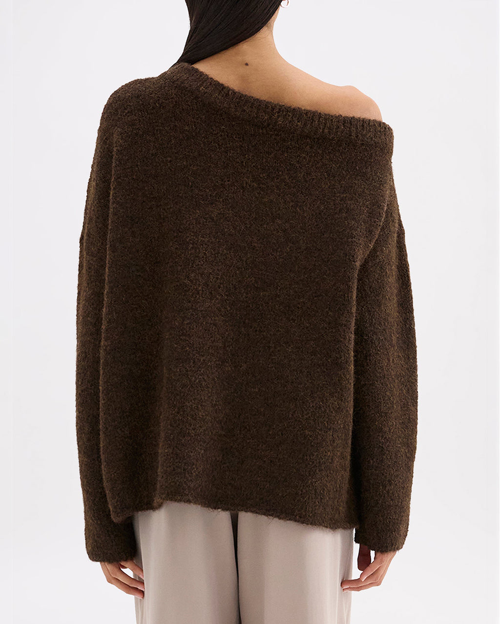 Lavinia Knit - Chocolate - Nude Lucy