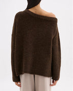 Lavinia Knit - Chocolate - Nude Lucy