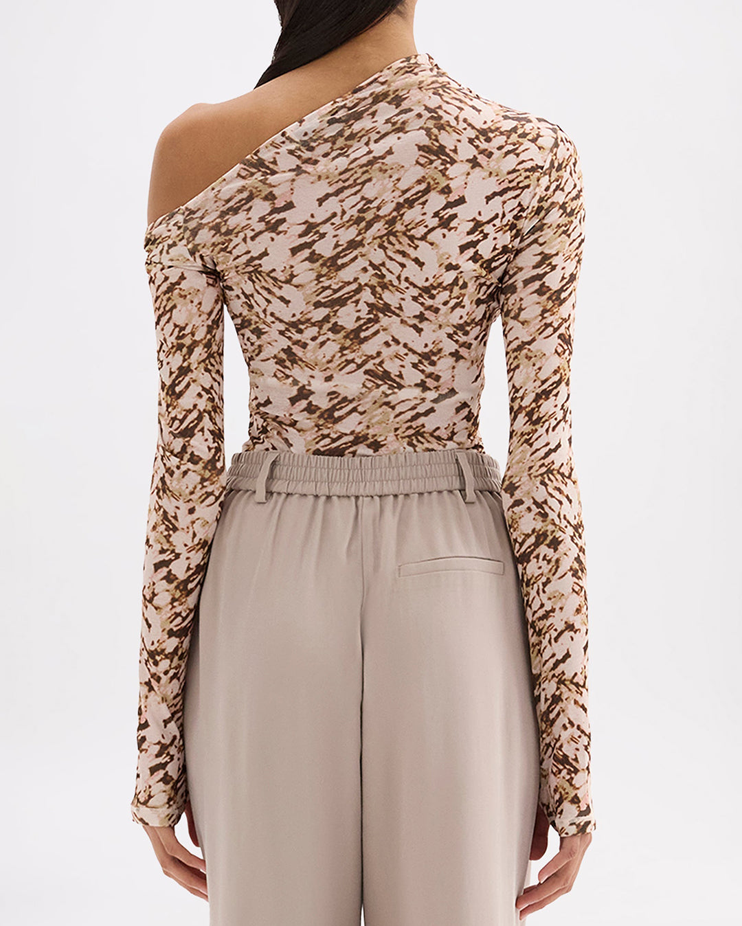 Liora Long Sleeve Mesh Top - Liora - Nude Lucy