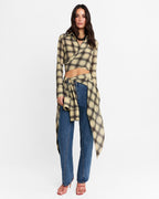 Eloise Wrap Shirt - Check by Madison the Label - view 5