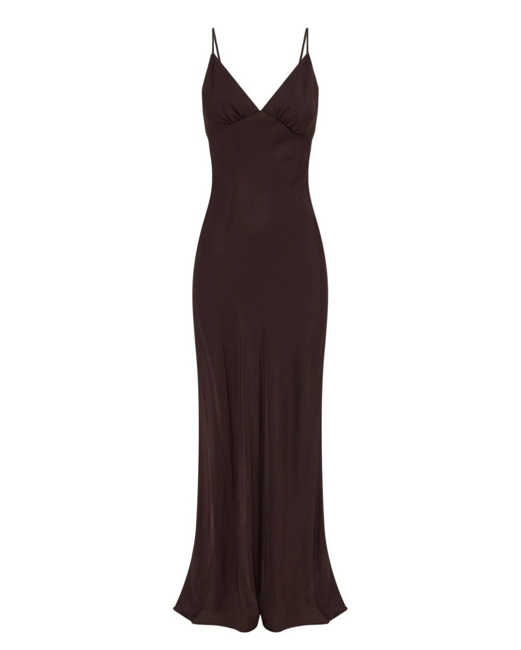 Tilly Tencel Slip Dress - Chocolate - Nude Lucy