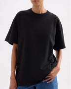 Organic Boyfriend Tee - Black - Nude Lucy