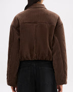 Sabina Bomber - Espresso - Nude Lucy