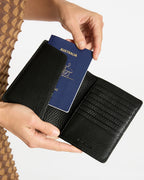 In Transit Passport Wallet - Black - Status Anxiety