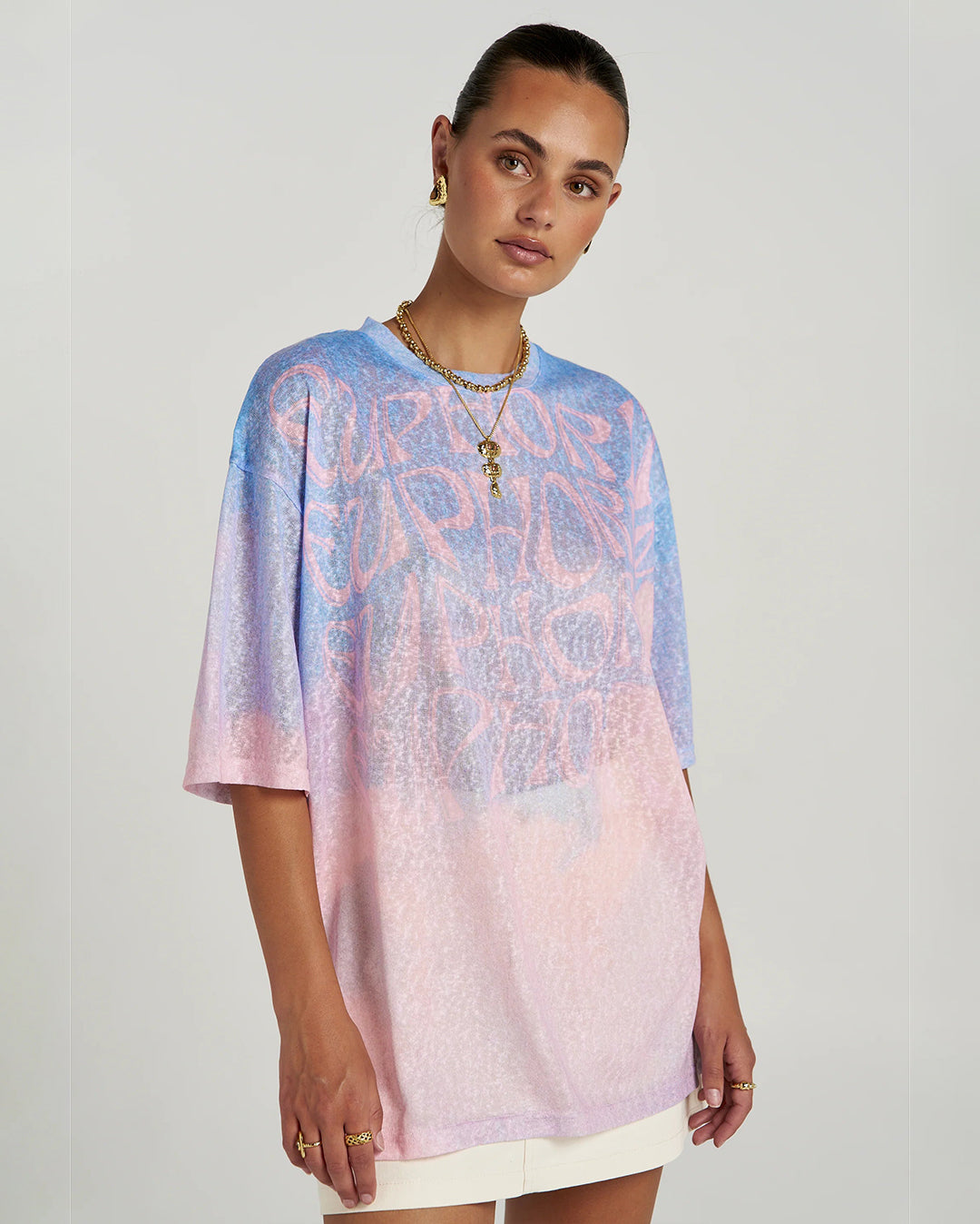 Euphoria Tee - Pastel by Summi Summi - view 5