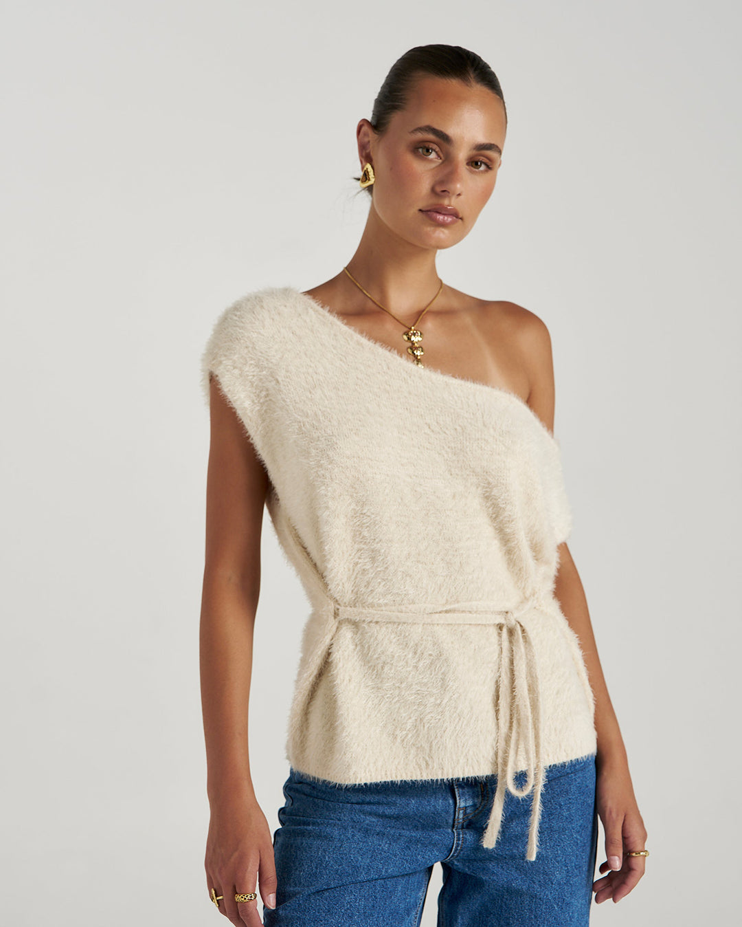 Ivy Knit Top - Lily White by Summi Summi - view 5