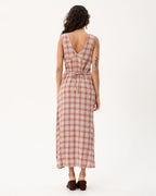 Tully Mirage - Hemp Seersucker Maxi Dress - Desert Check - Afends