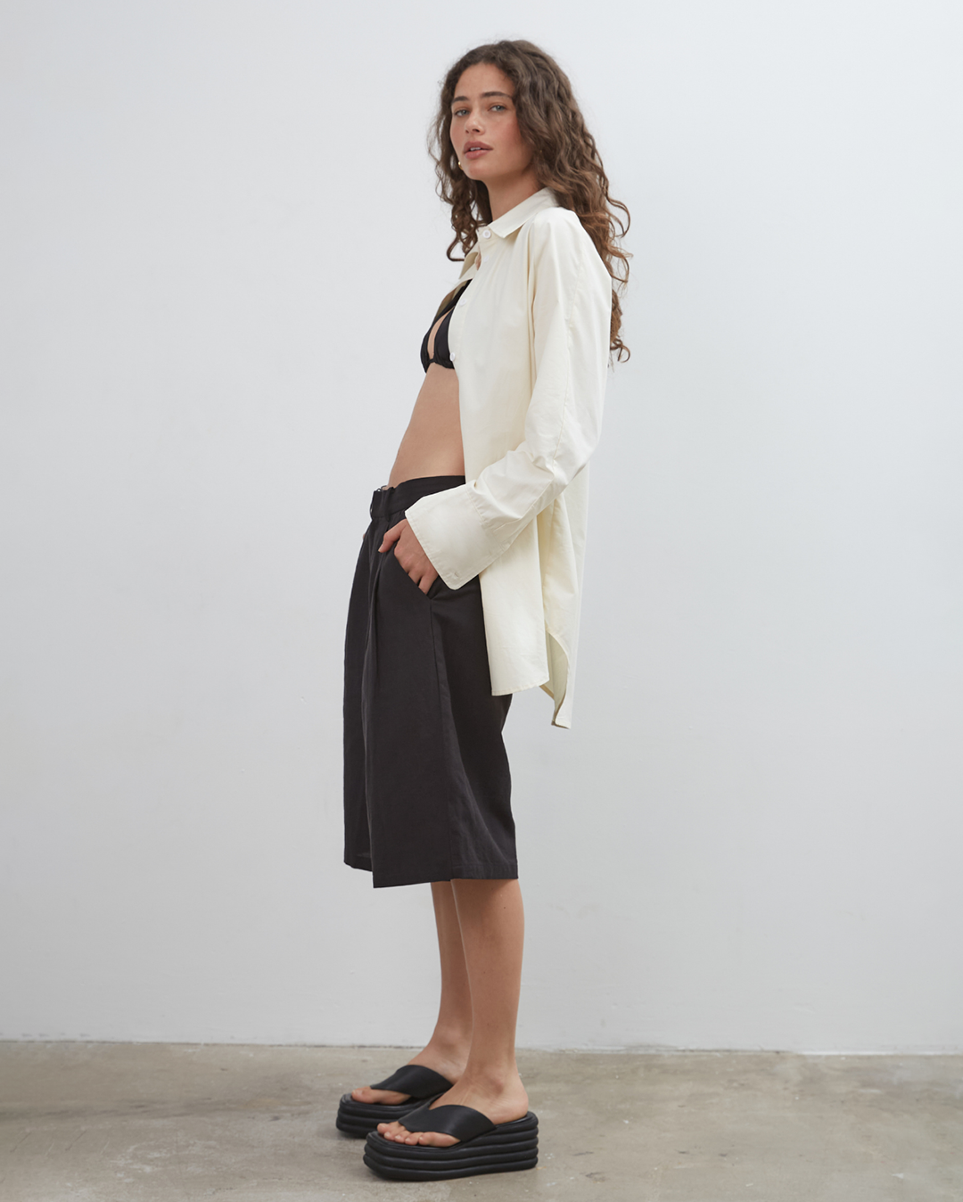 Raglan Shirt - Butter - Commonplace Essentials