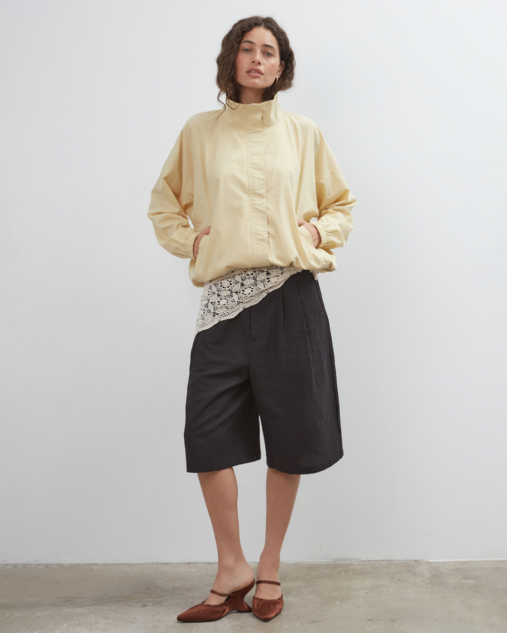 Longline Short - Black - Commonplace Essentials