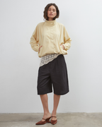 Longline Short - Black - Commonplace Essentials