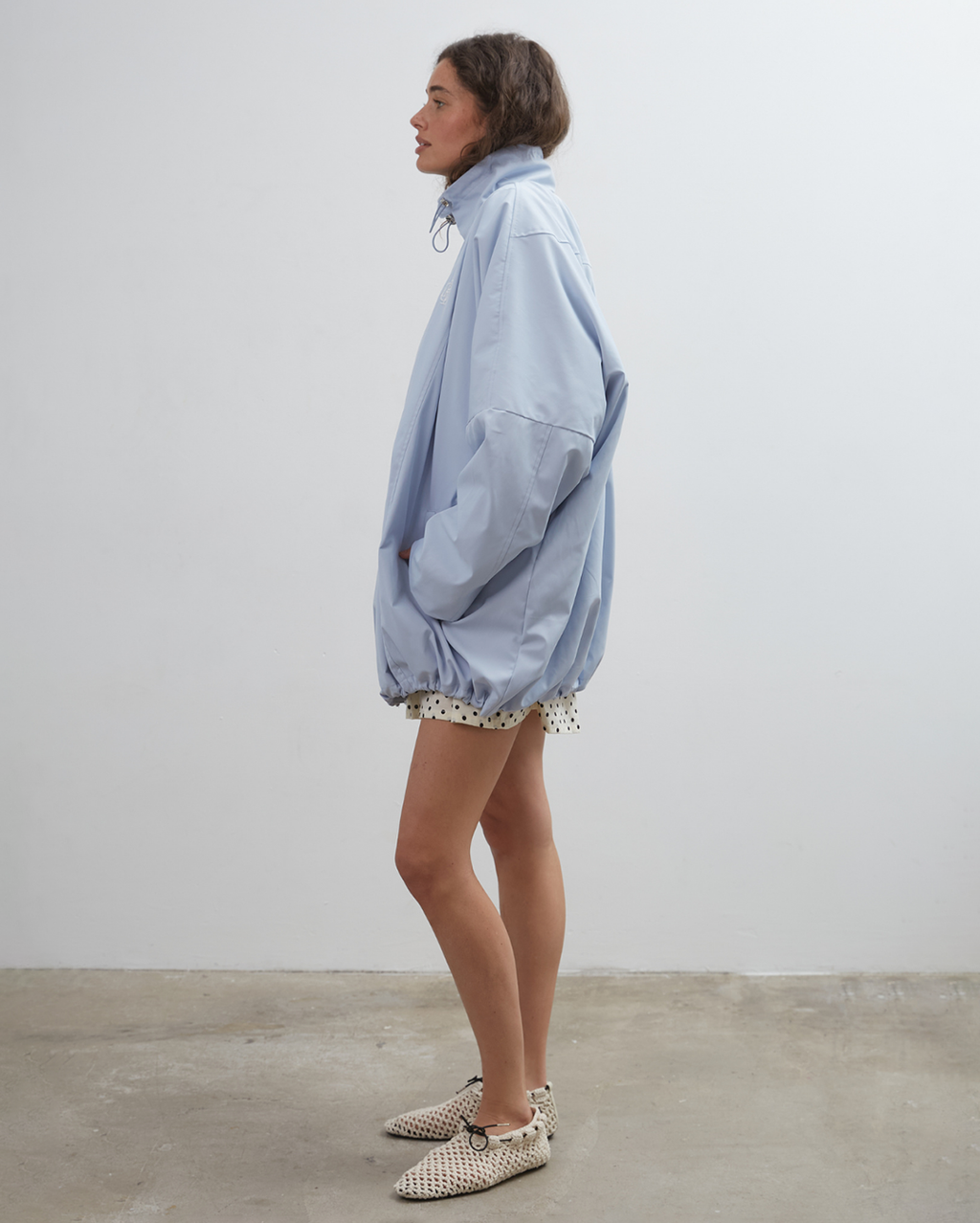 Bentley Windbreaker - Baby Blue - Commonplace Essentials