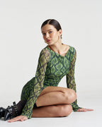 Hibernate A-Line Mini Dress - Viper - Summi Summi