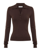 Danica Merino Blend Knit - Chocolate - Nude Lucy