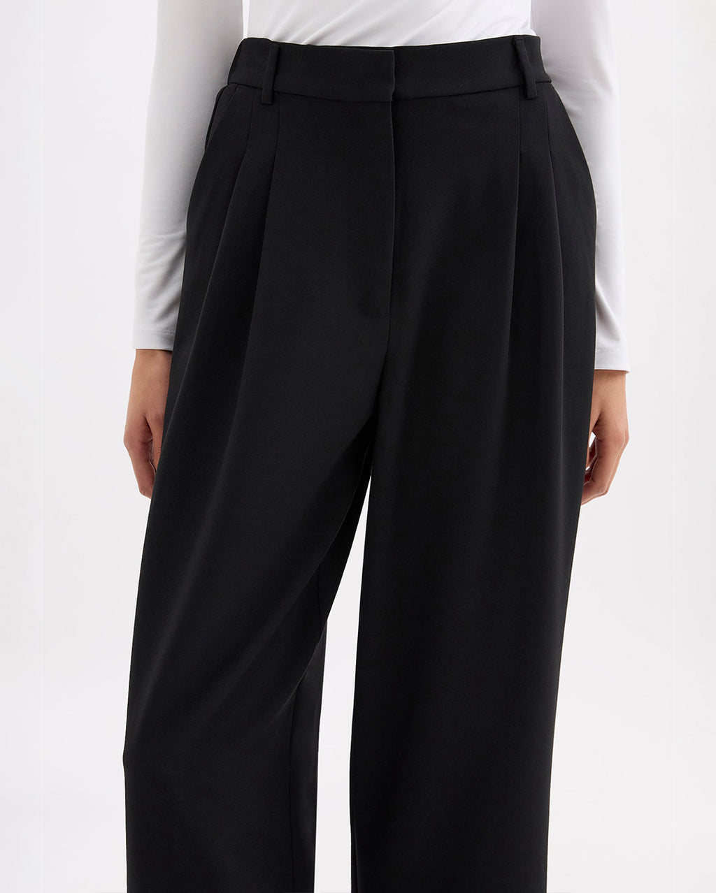 Elena Pant - Black - Nude Lucy