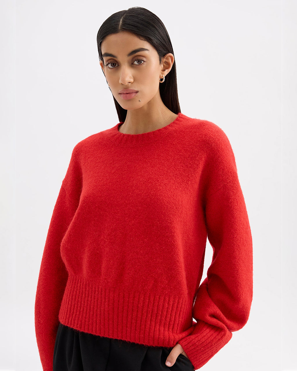 Elsie Knit - Vermillion - Nude Lucy