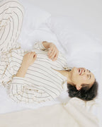 Long Sleeve Sleep Shirt - Snow - Hommey