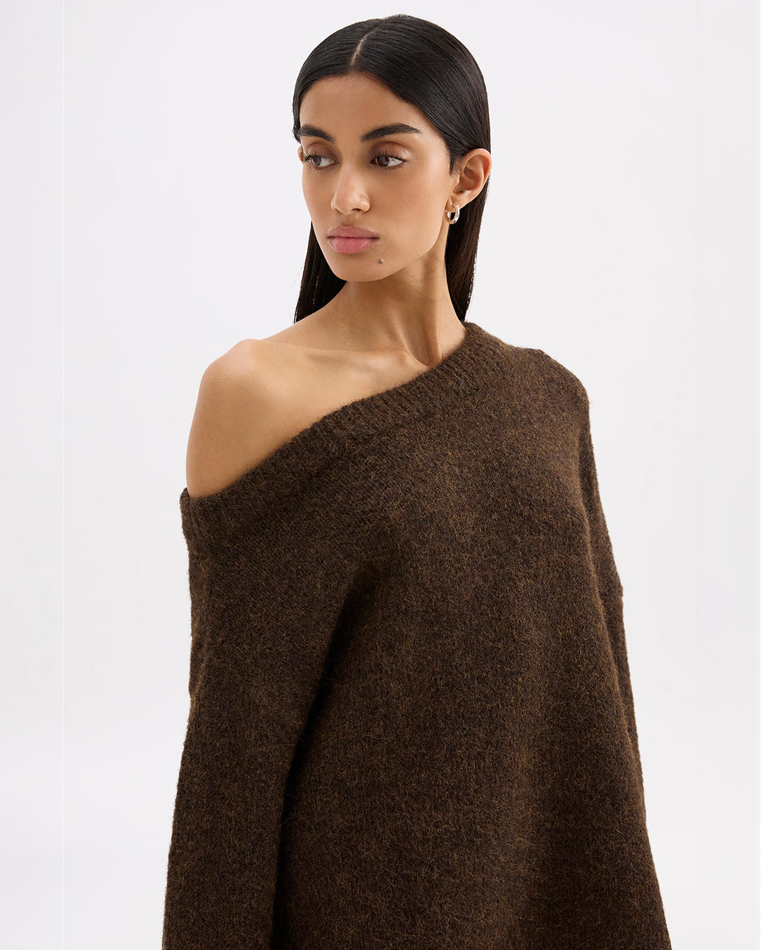 Lavinia Knit - Chocolate - Nude Lucy