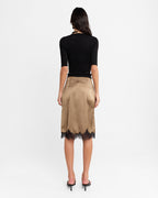 Lucia Skirt - Taupe by Madison the Label - view 6