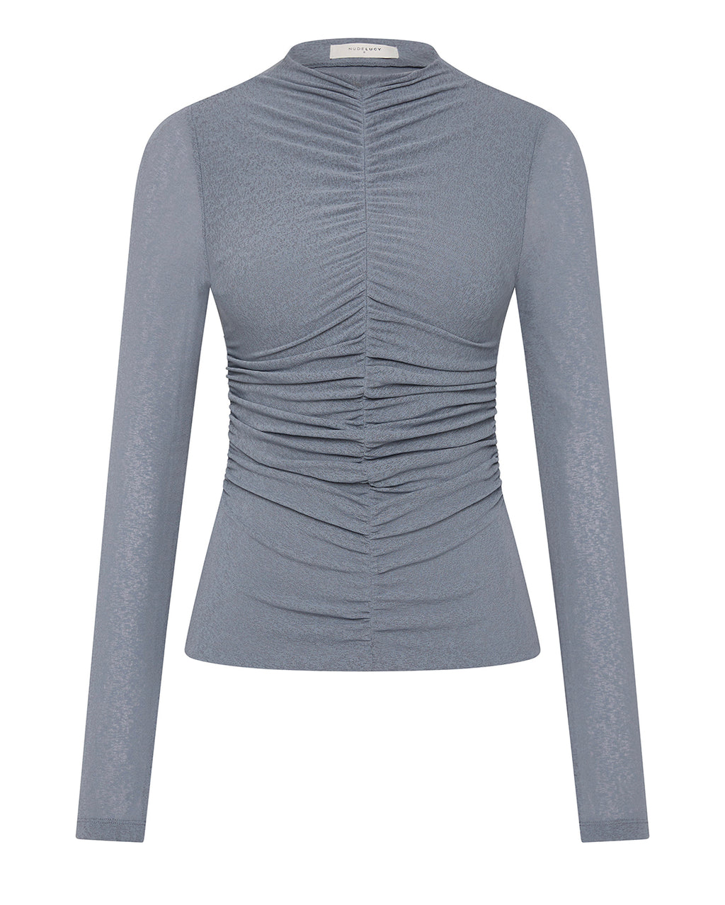 Marti Mesh Top - Nickel - Nude Lucy