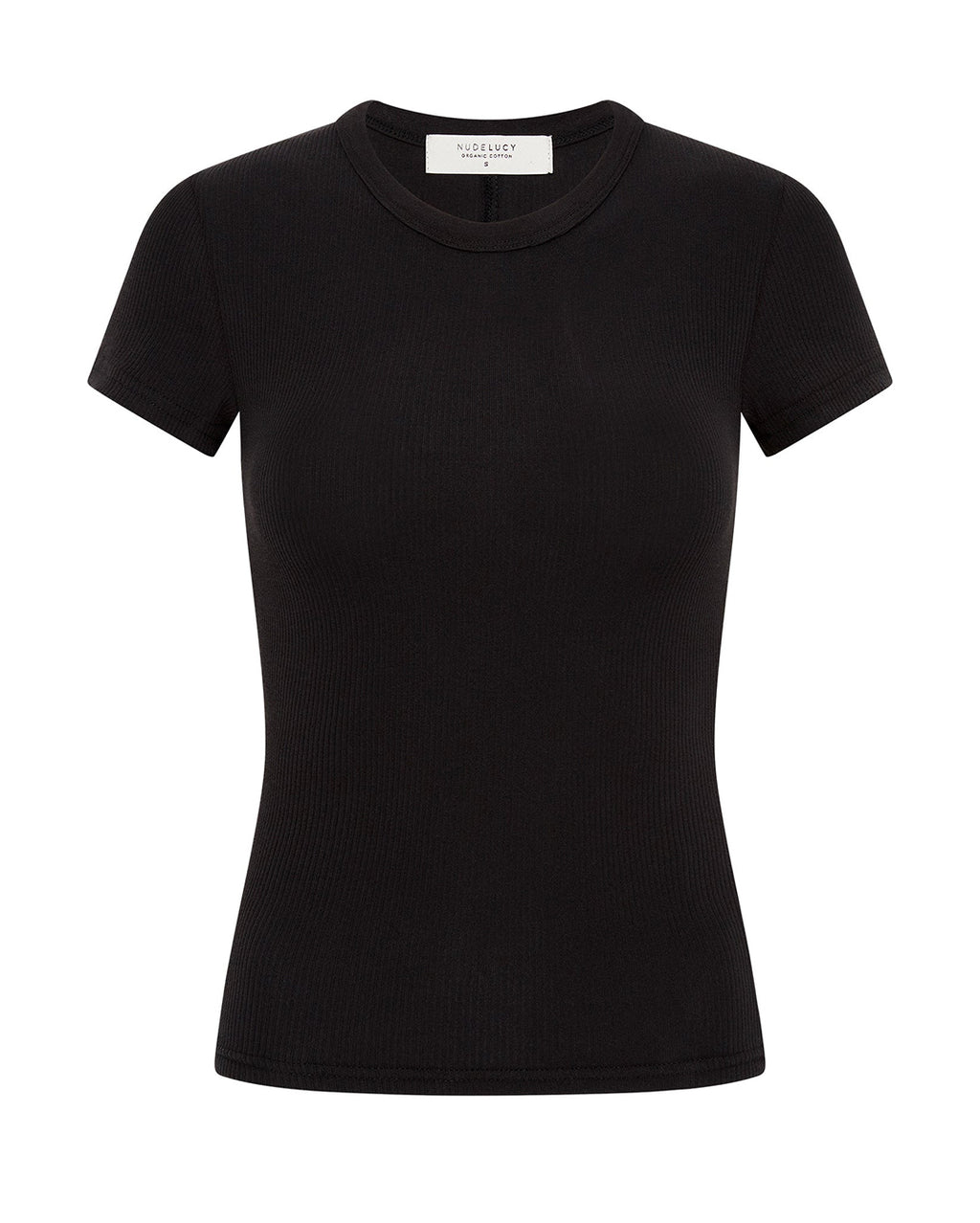 Organic Baby Tee - Black - Nude Lucy