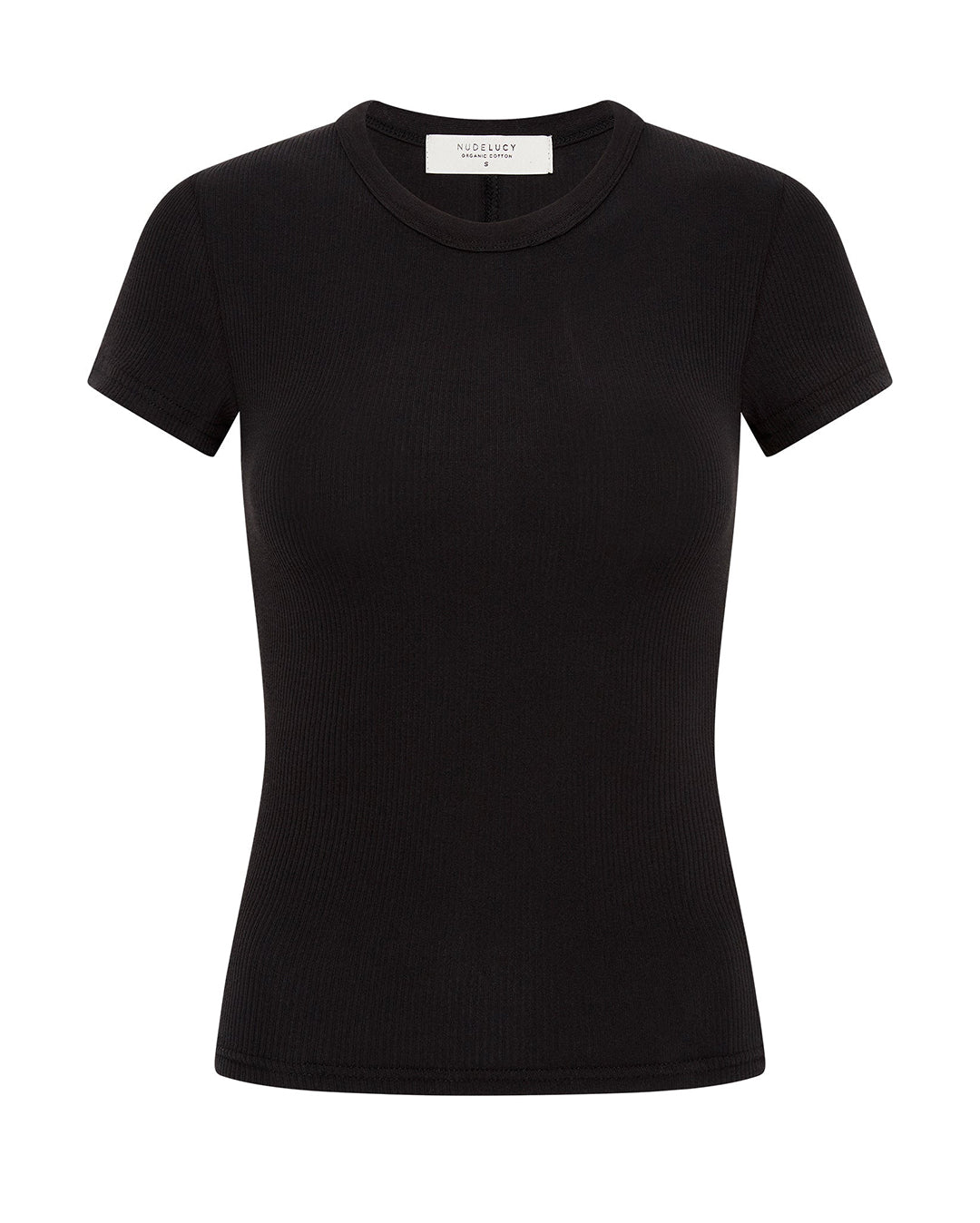 Organic Baby Tee - Black - Nude Lucy