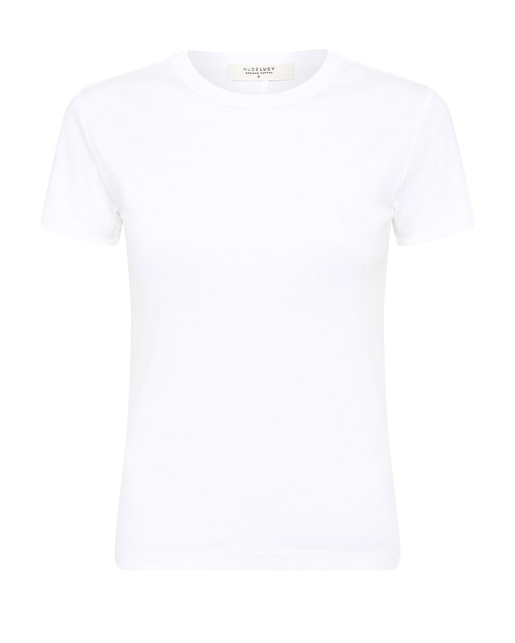 Organic Baby Tee - White - Nude Lucy