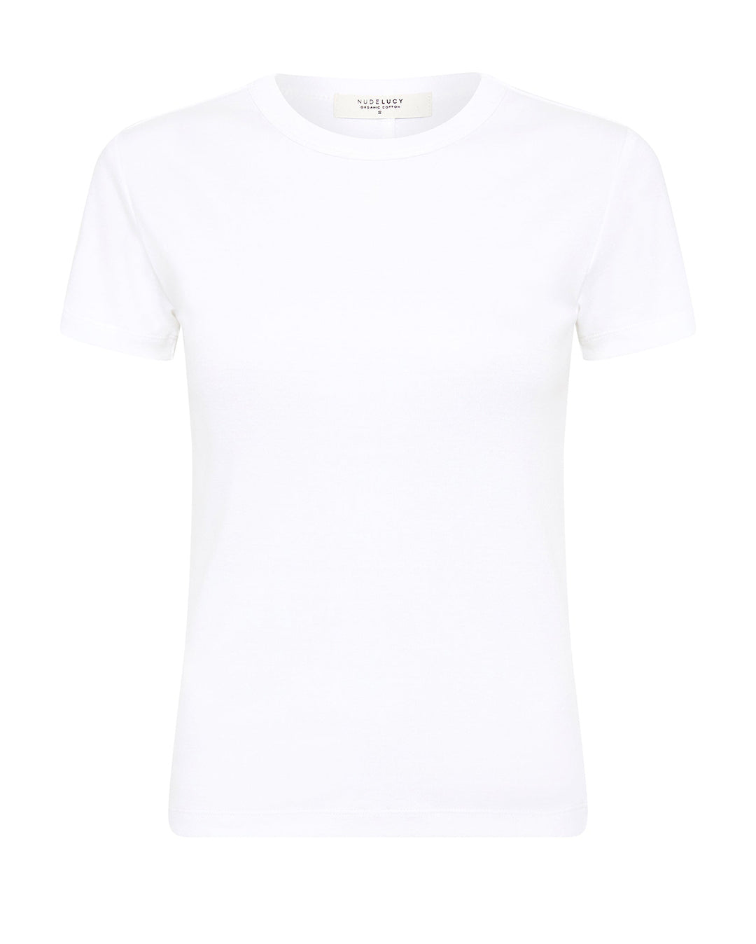 Organic Baby Tee - White - Nude Lucy