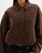 Sabina Bomber - Espresso - Nude Lucy