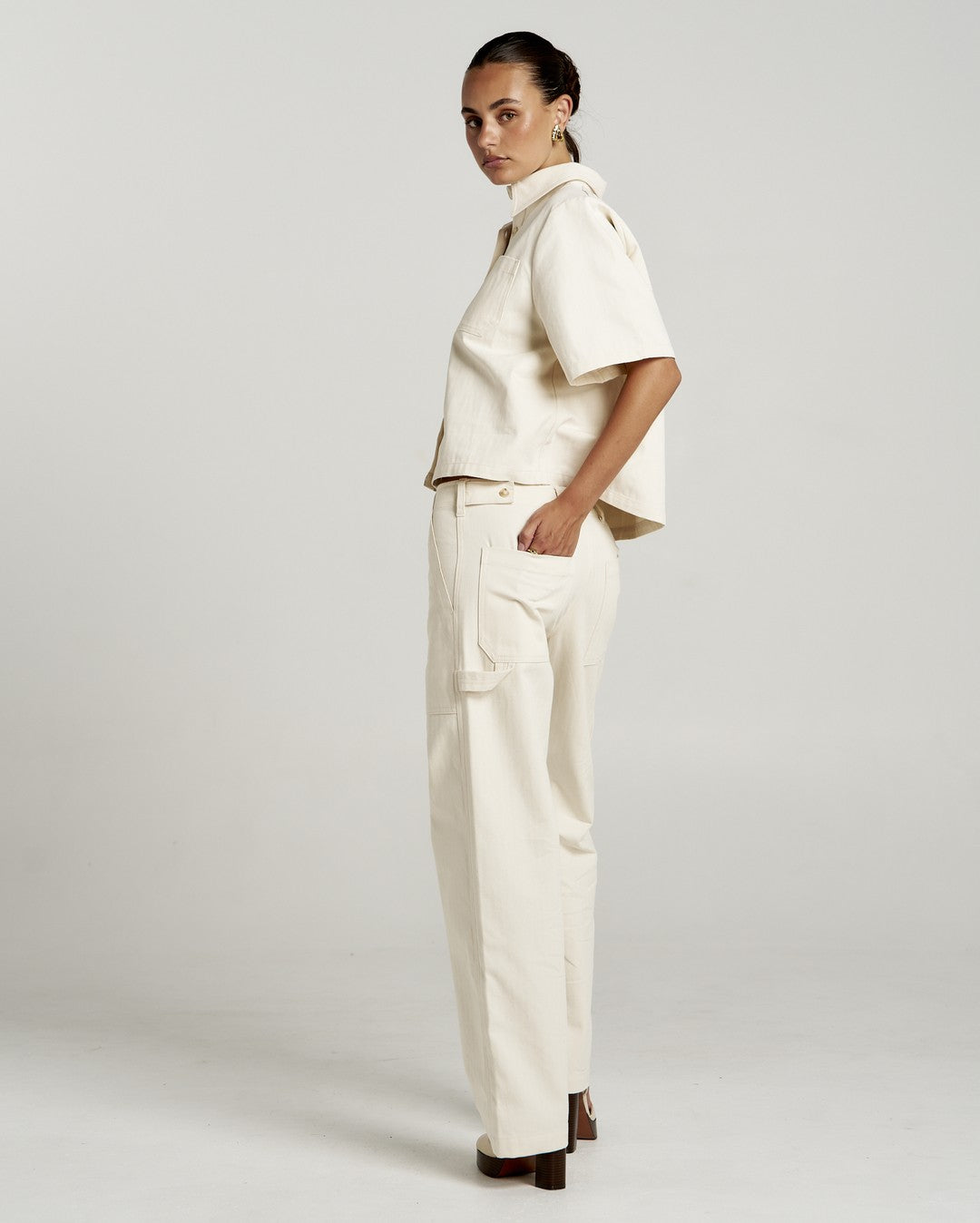 Carpenter Pant - Ecru - Summi Summi