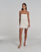 Florence Mini Skirt - White - Summi Summi