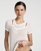 Cut Out Top - Vanilla - Summi Summi