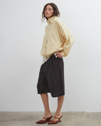 Longline Short - Black - Commonplace Essentials