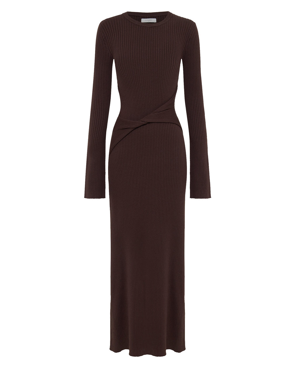 Cecile Knit Maxi Dress - Chocolate - Nude Lucy