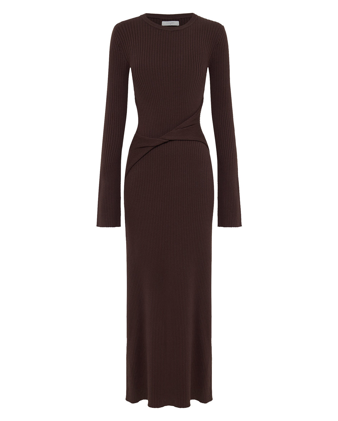 Cecile Knit Maxi Dress - Chocolate - Nude Lucy
