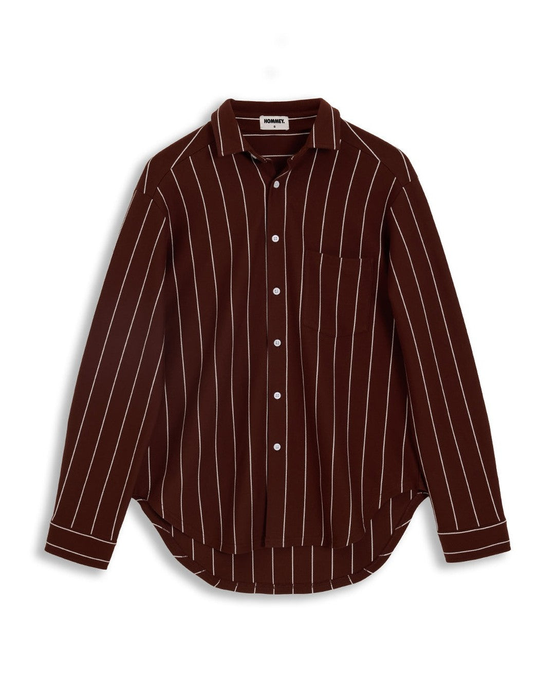 Long Sleeve Sleep Shirt - Mahogany - Hommey