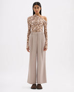 Liora Long Sleeve Mesh Top - Liora - Nude Lucy
