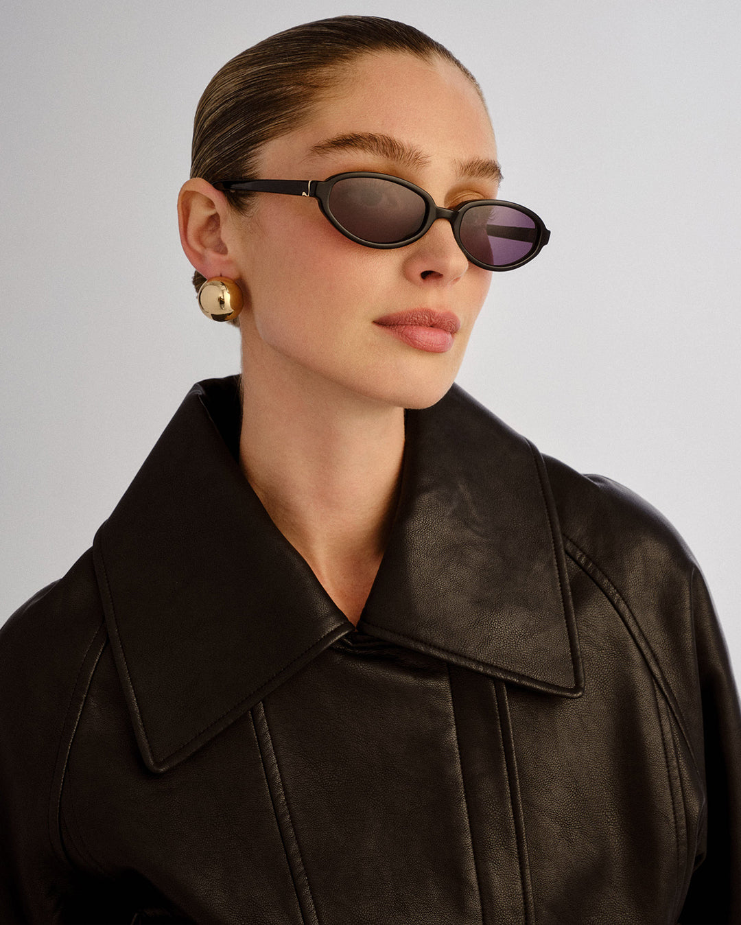 The Olive Sunglasses - Black by Luv Lou - view 7