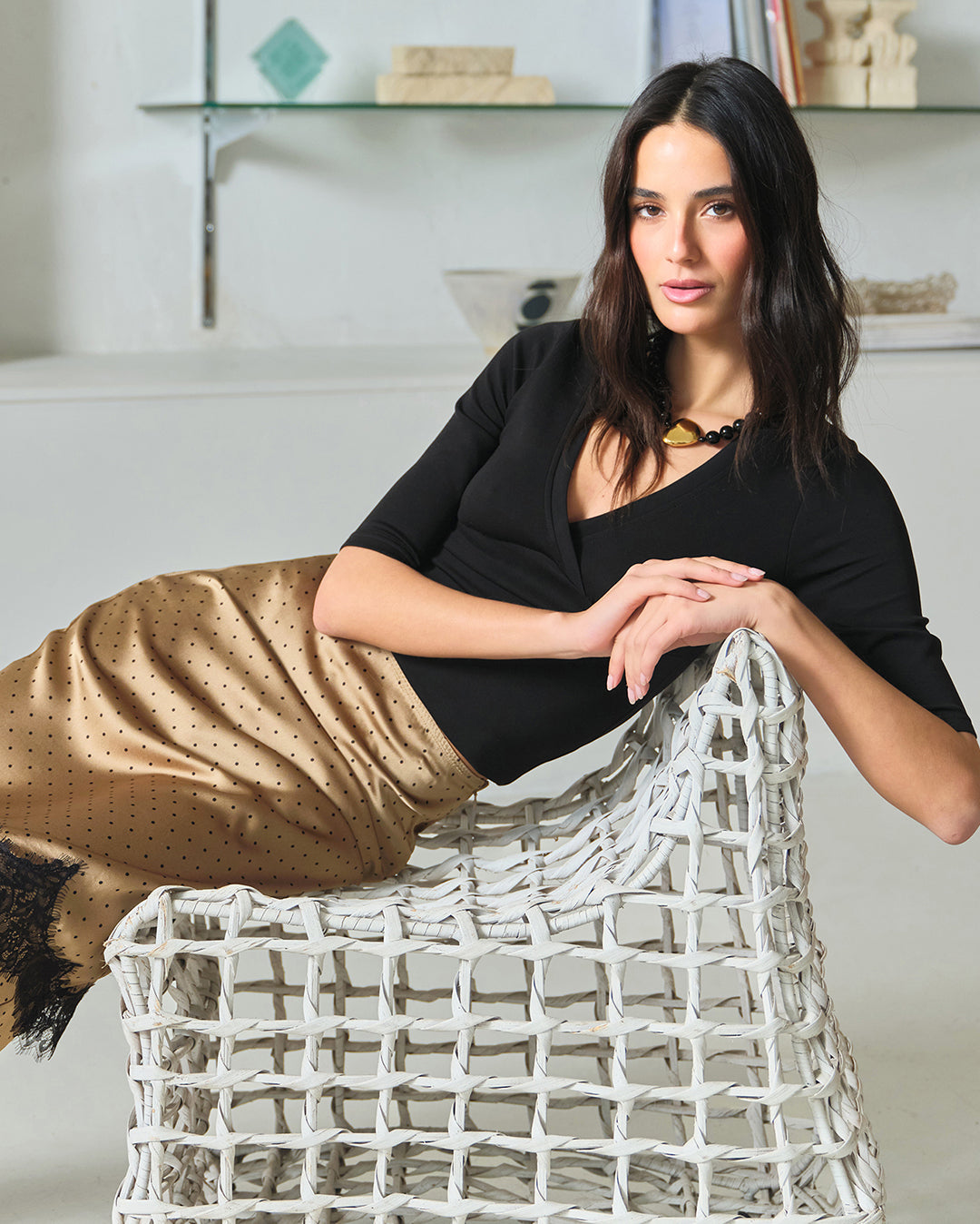 Samira Top - Black by Madison the Label - view 7